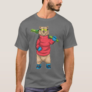 Camiseta Esquí para esquiadores de oso gafas