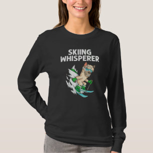 Camiseta Esquí para hombres mujeres esquiador de esquí libr