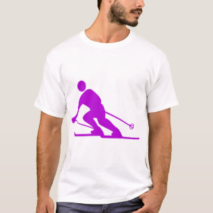 Camiseta Esquí - Púrpura