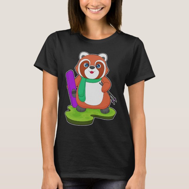 Camiseta Esquí Red Panda (Anverso)