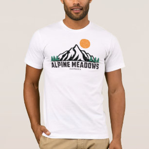 Camiseta Esquí Retro Alpine Meadows