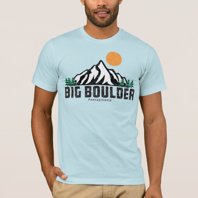 Camiseta Esquí Retro Big Boulder (Anverso)