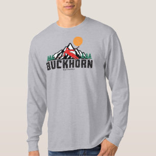 Camiseta Esquí retro Buckhorn Mountain