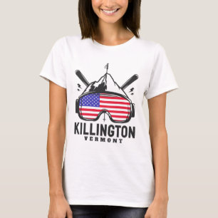 Camiseta Esquí Retro de Killington Vermont