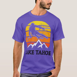 Camiseta Esquí Retro del Lago Tahoe