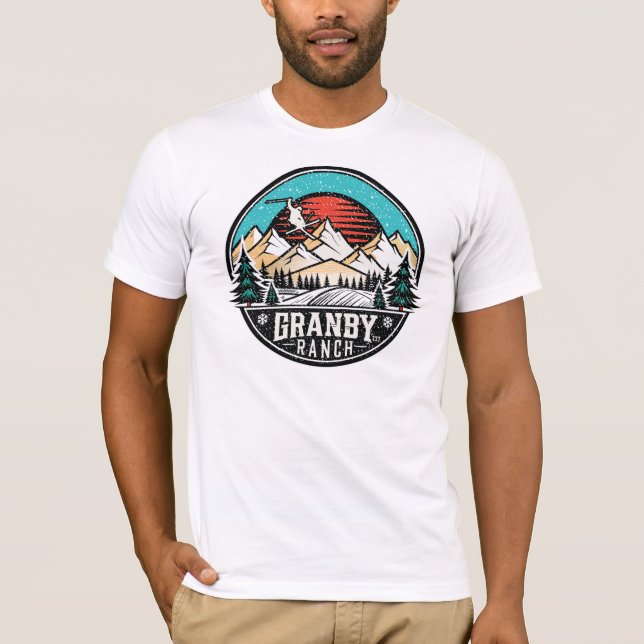 Camiseta Esquí Retro Granby Ranch (Anverso)