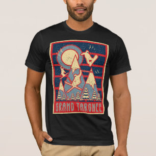 Camiseta Esquí Retro Grand Targhee 80