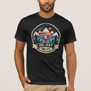 Camiseta Esquí Retro Holiday Valley