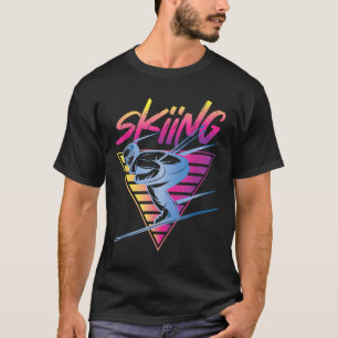 Camiseta Esquí Retro Vintage 80