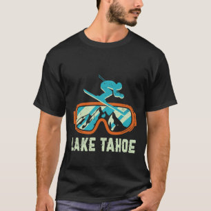 Camiseta Esquí Retro Vintage Del Lago Tahoe California Y Sn