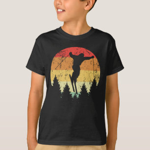 Camiseta Esquí retro vintage deportes de invierno