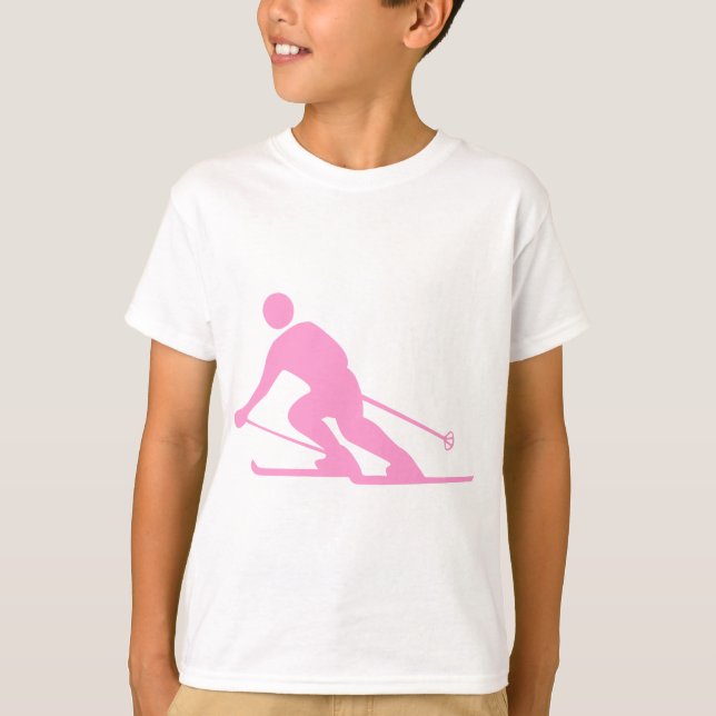Camiseta Esquí - Rosa (Anverso)