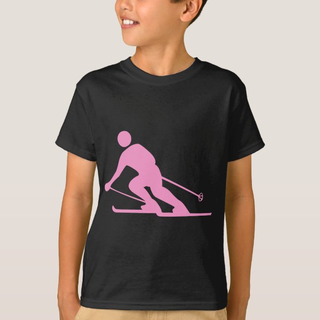 Camiseta Esquí - Rosa (Anverso)