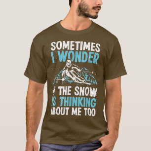 Camiseta Esquí Ski Winter Sports Mountains Snow Ski Sloper