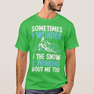 Camiseta Esquí Ski Winter Sports Mountains Snow Ski Sloper