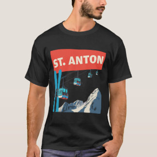 Camiseta Esquí St. Anton - Retro St. Anton Ski
