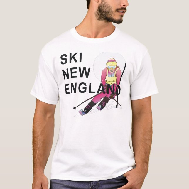 Camiseta Esquí superior Nueva Inglaterra (Anverso)