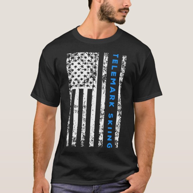 Camiseta Esquí Telemark (Anverso)
