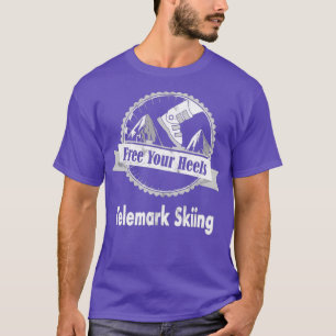 Camiseta Esquí Telemark libre Heel Piensa Diferente