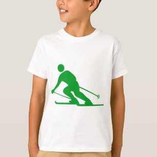 Camiseta Esquí - Verde de hierba