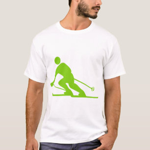 Camiseta Esquí - Verde marciano