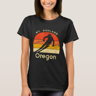Camiseta Esquí vintage monte ashland oregón montaña