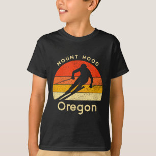 Camiseta Esquí vintage monte hood oregón montaña