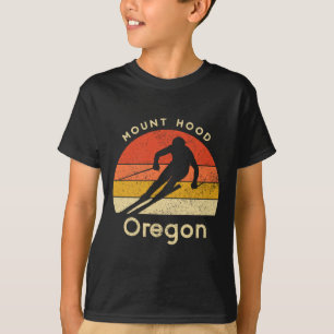 Camiseta Esquí vintage Monte Hood Oregon Montaña 