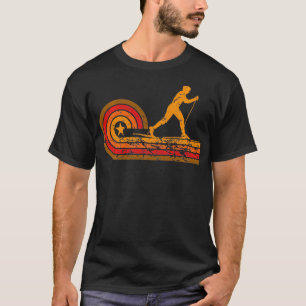Camiseta Esquí Vintage Retro Cross Country