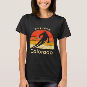Camiseta Esquí vintage telluride colorado montaña