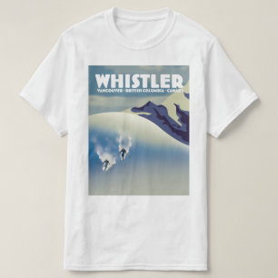 Camiseta Esquí Whistler Columbia Británica Canadá