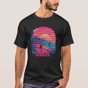 Camiseta Esquí y Apres deportes de invierno Verbier Switze