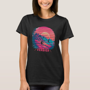 Camiseta Esquí y Apres deportes de invierno Verbier Switze