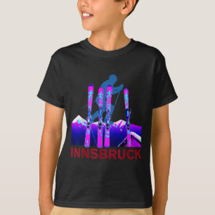 Camiseta esquí y snowboard retro 90 en Innsbruck