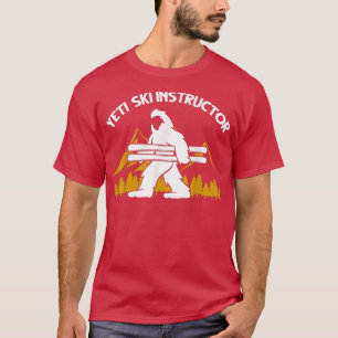 Camiseta Esquí Yeti Instructor Coach Winter Snow Sport Ski