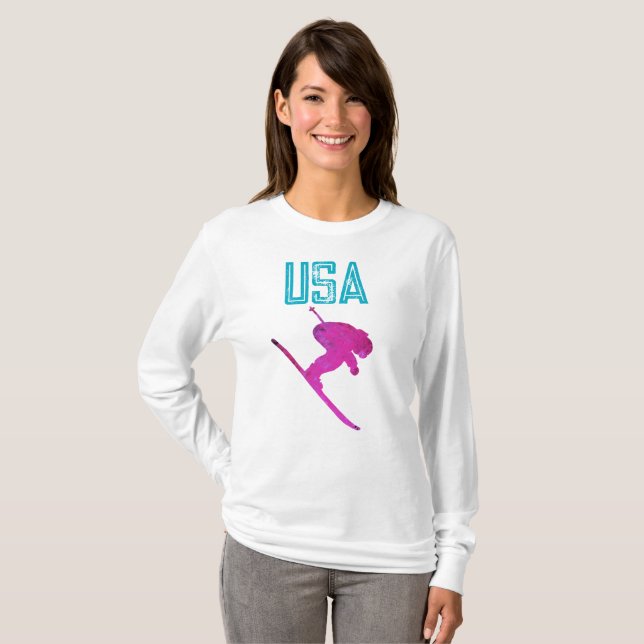Camiseta esquiador (Anverso completo)