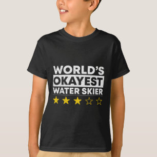 Camiseta Esquiador Acuático Más o Menos del Mundo Esqui Acu