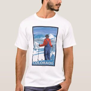 Camiseta Esquiador AdmiringColorado