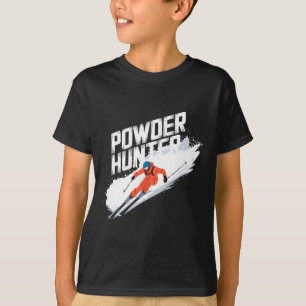 Camiseta Esquiador Alpino Cazador de Polvo de Esquí Diverti