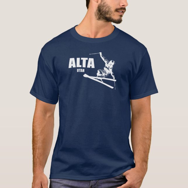 Camiseta Esquiador Alta Utah (Anverso)