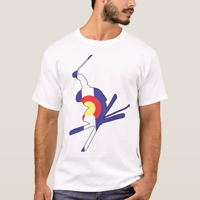 Camiseta Esquiador de Colorado (Anverso)