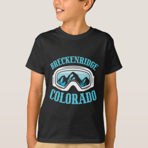 Camiseta Esquiador de esquí de montaña de Breckenridge Colo