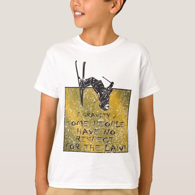 Camiseta Esquiador de gravedad (Anverso)