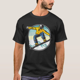 Camiseta Esquiador de nieve Esquí de nieve Esquiadores de n