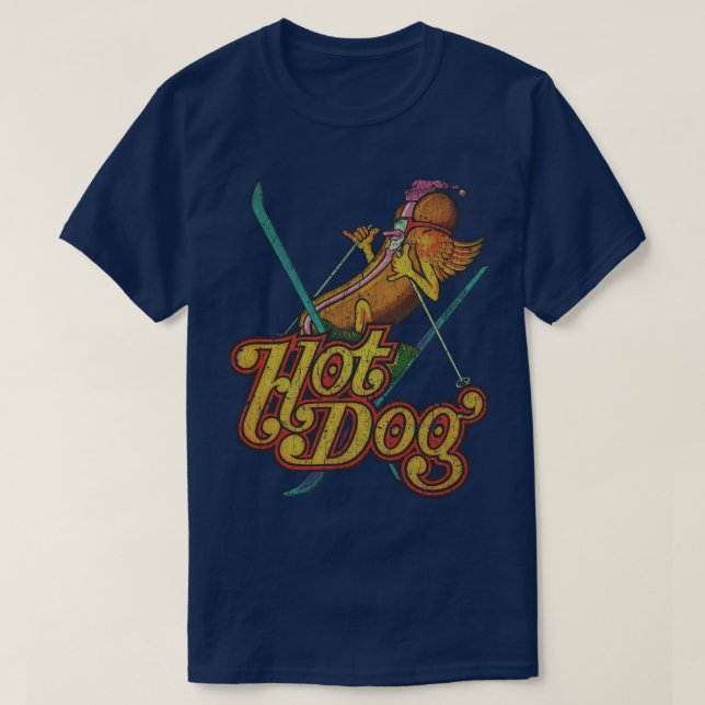 Camiseta Esquiador de perros calientes 1974 (Diseño del anverso)