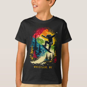Camiseta Esquiador de Whistler Bc Canadá Esquí Resort