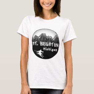 Camiseta Esquiador del Mt. Brighton Michigan