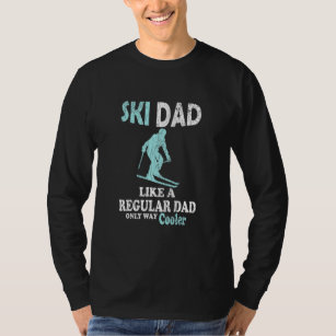 Camiseta Esquiador divertido Retro Vintage Ski Dad