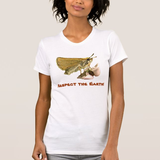 Camiseta Esquiador en el Día de la Tierra en Milkweed (Anverso)