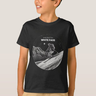 Camiseta Esquiador Esqui P Washington Blanco